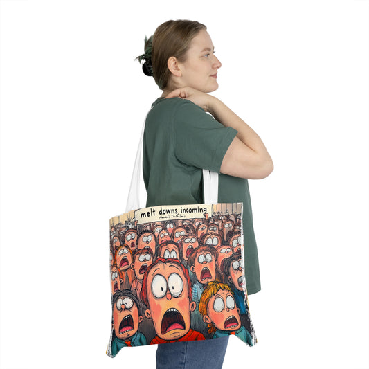 Meltdowns Incoming patriotic theme in a Shoulder Tote Bag (AOP)