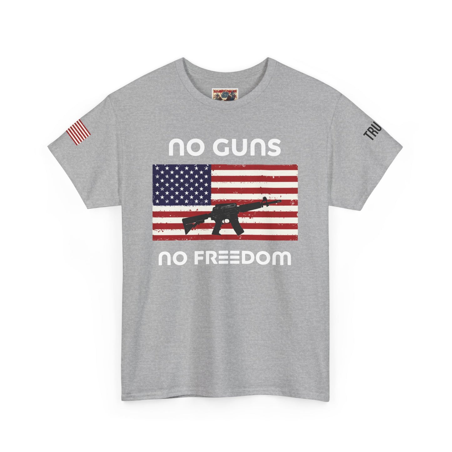 No guns no freedom trump print, Unisex Heavy Cotton Tee