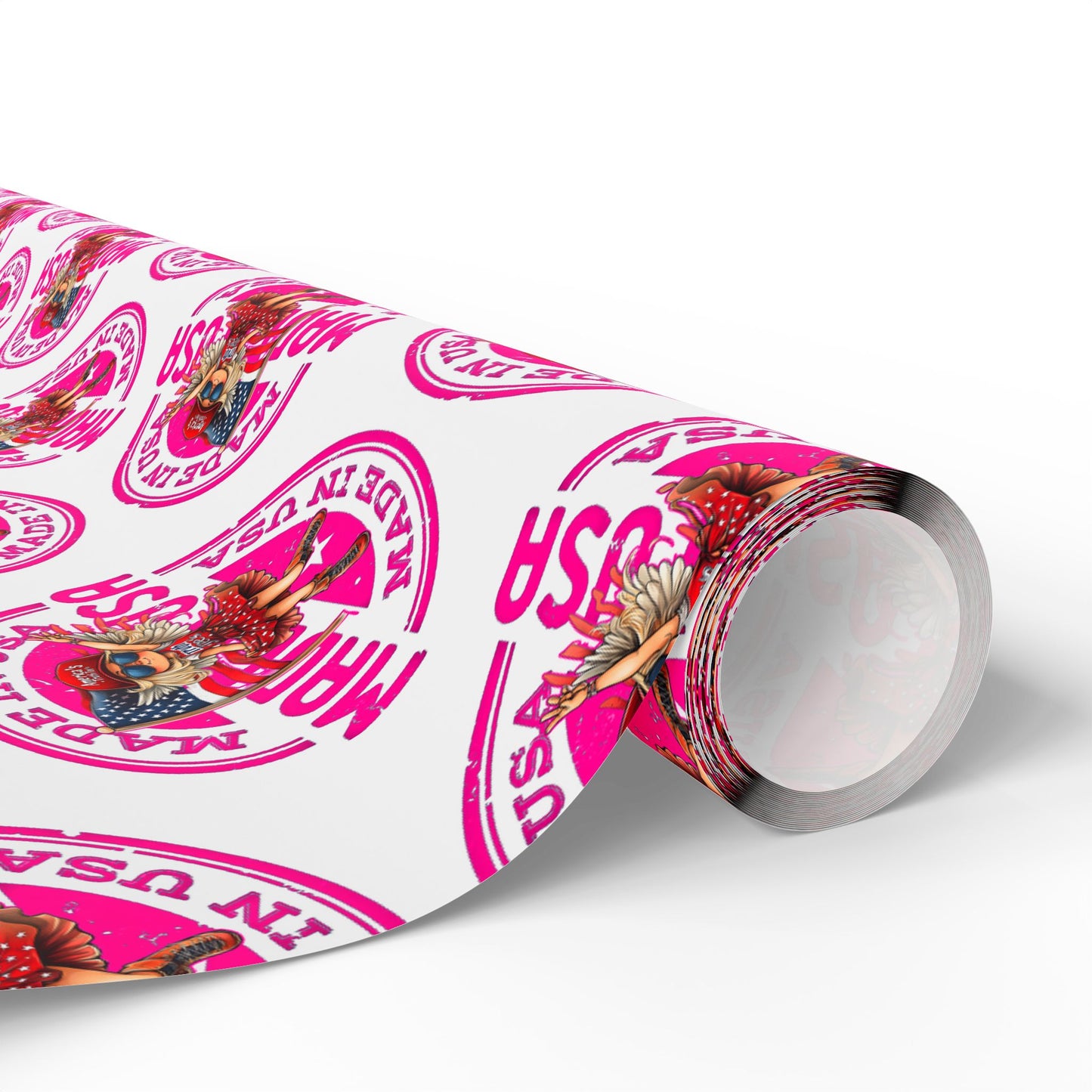 Made in USA Girl Wrapping Papers