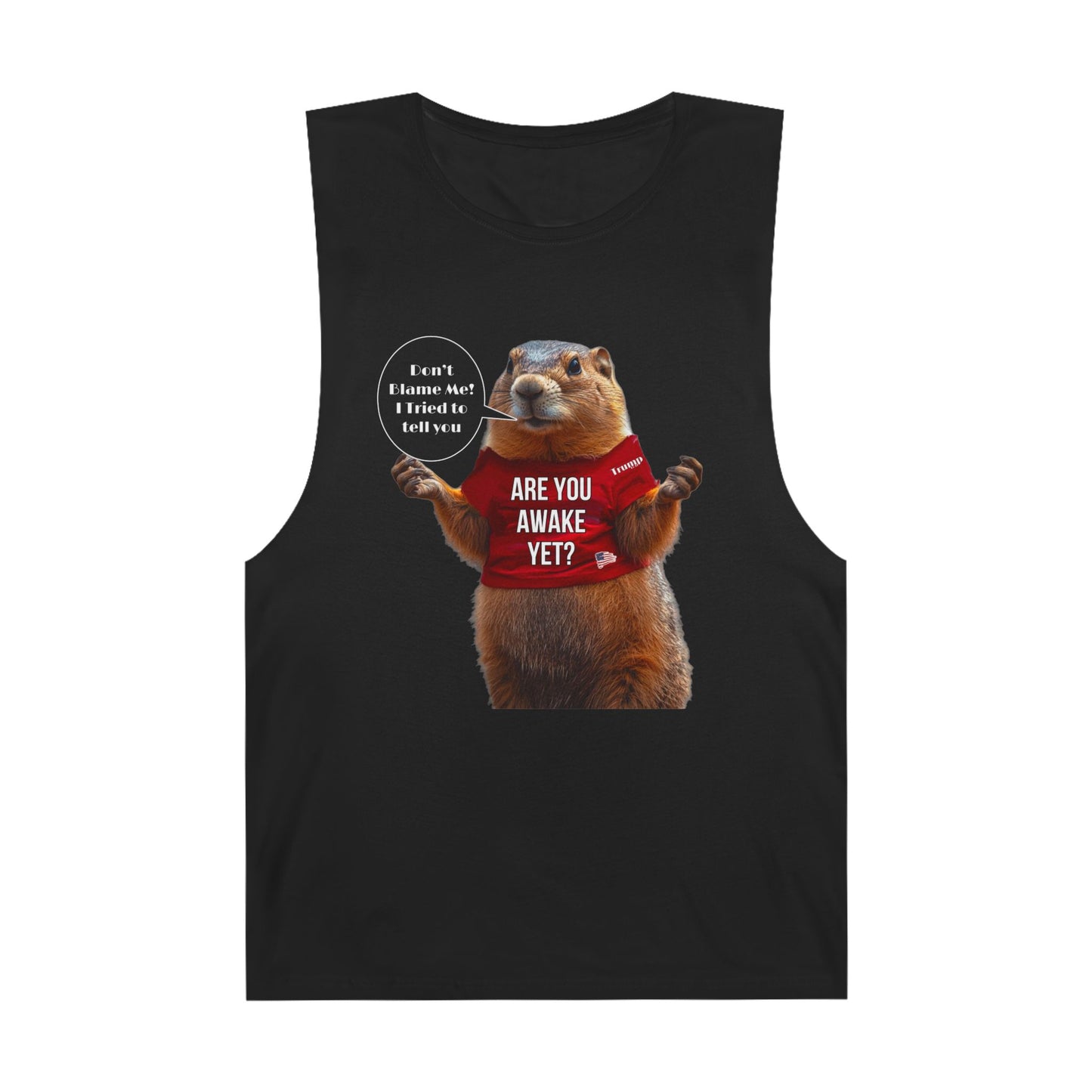 Cartoon patriotic don’t blame me print ,Unisex Barnard Tank