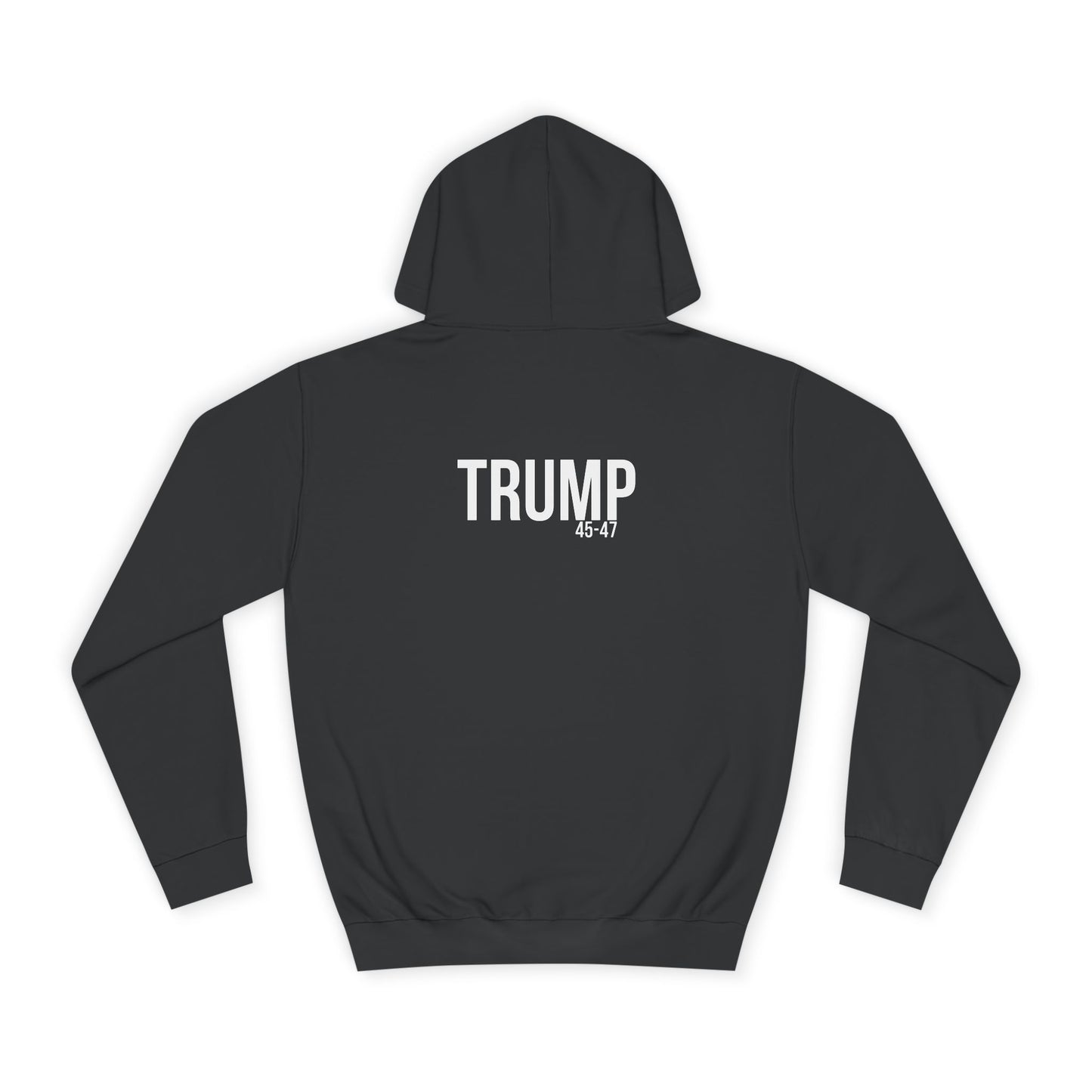 DOGE trump print cartoon, Unisex College Hoodie