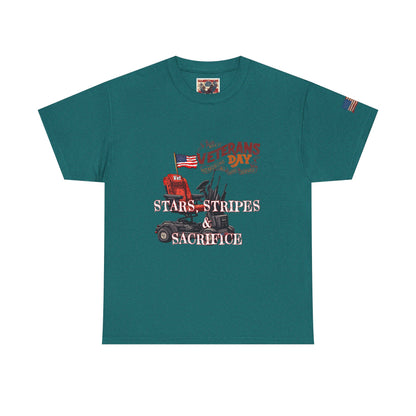 Patriotic Veterans day print ,Unisex Heavy Cotton Tee