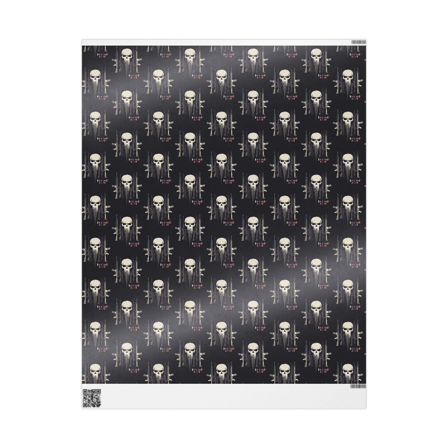 Trump and skulls Wrapping Papers