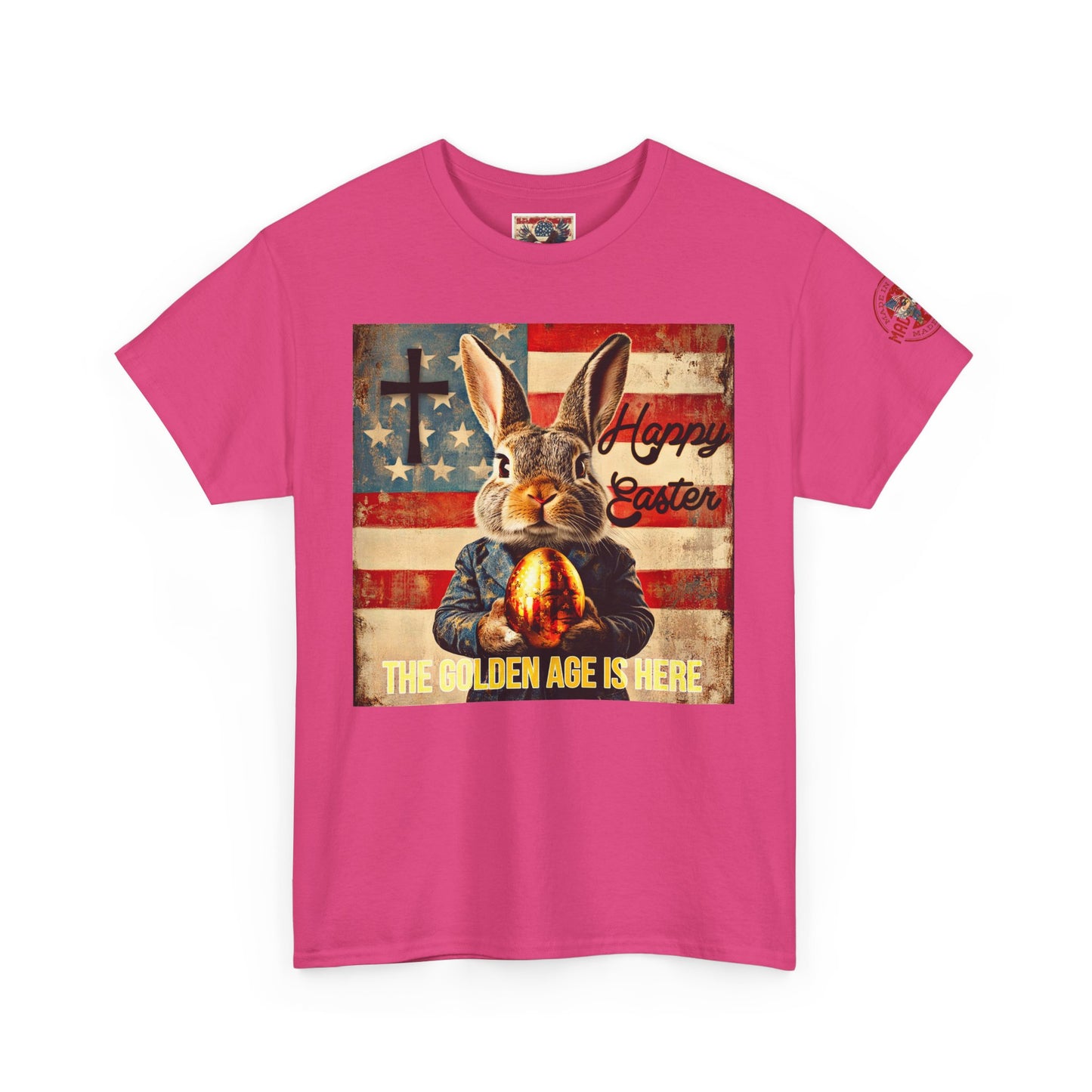 Patriotic, Easter, print, Unisex Heavy Cotton Tee