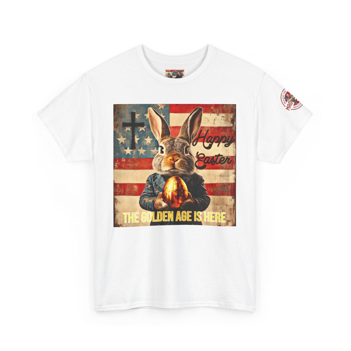 Patriotic, Easter, print, Unisex Heavy Cotton Tee