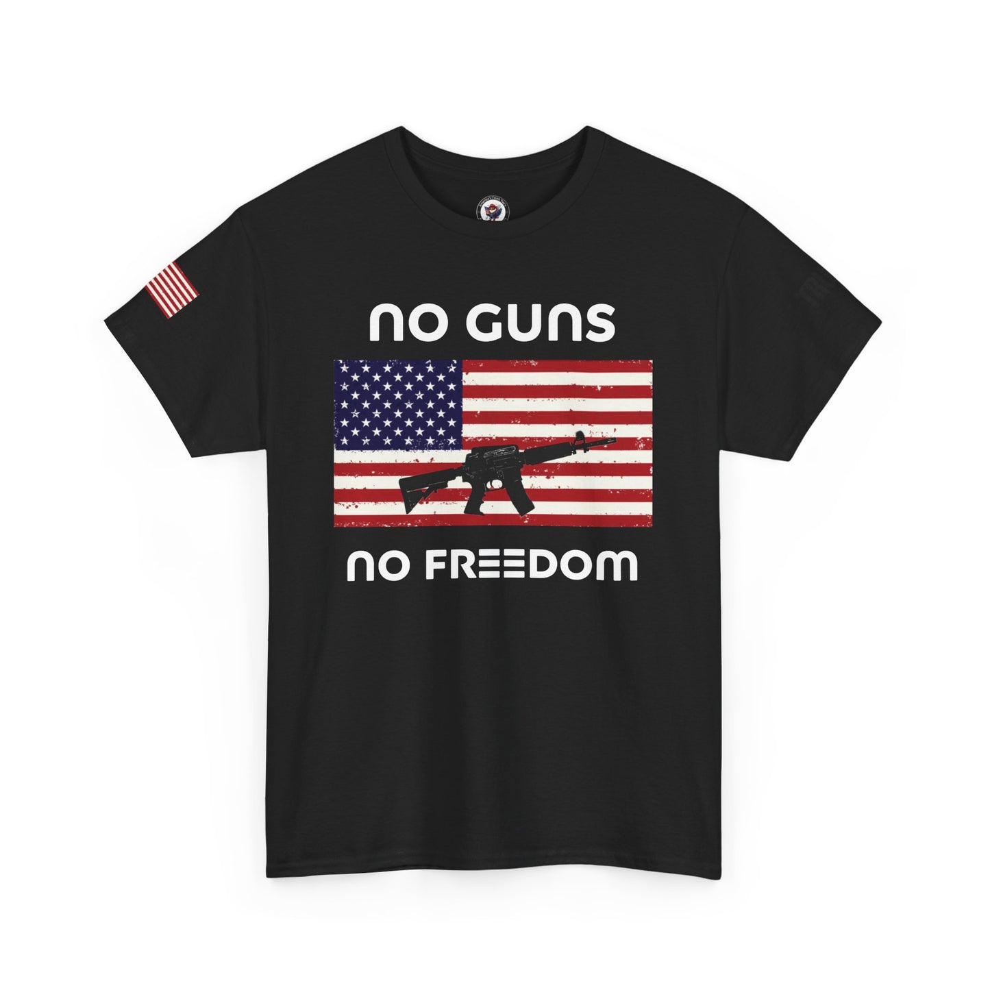 No guns no freedom trump print, Unisex Heavy Cotton Tee