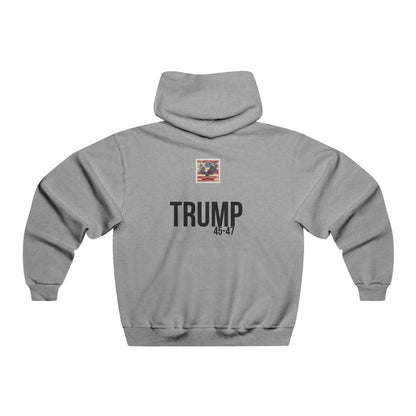Patriots, how are you liking in the show? Trump print, Men's NUBLEND® Hooded Sweatshirt