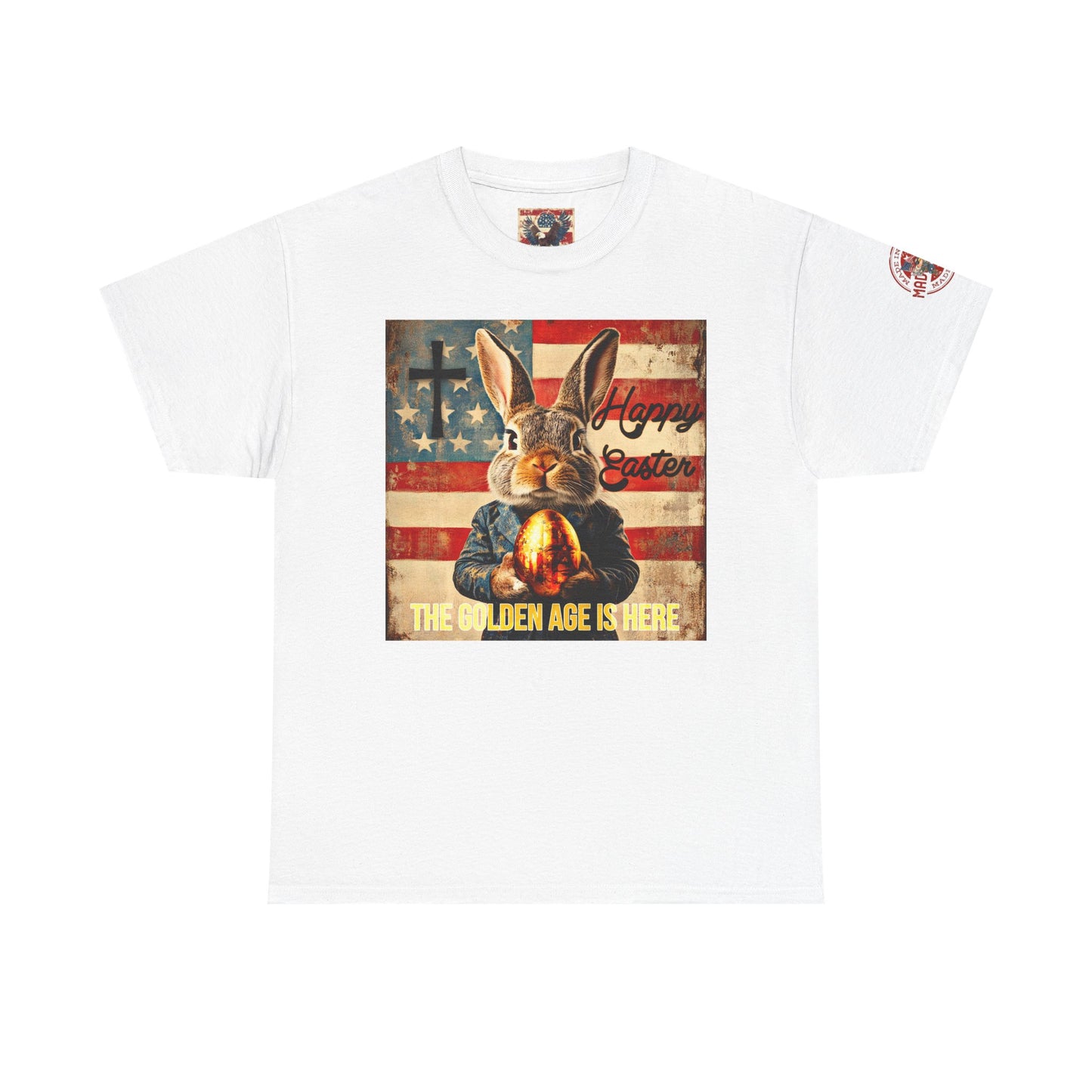 Patriotic, Easter, print, Unisex Heavy Cotton Tee