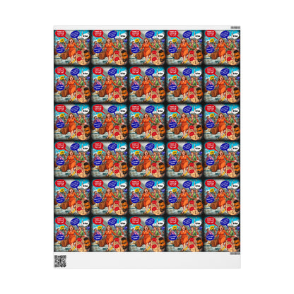 Patriotic cartoon Wrapping Papers
