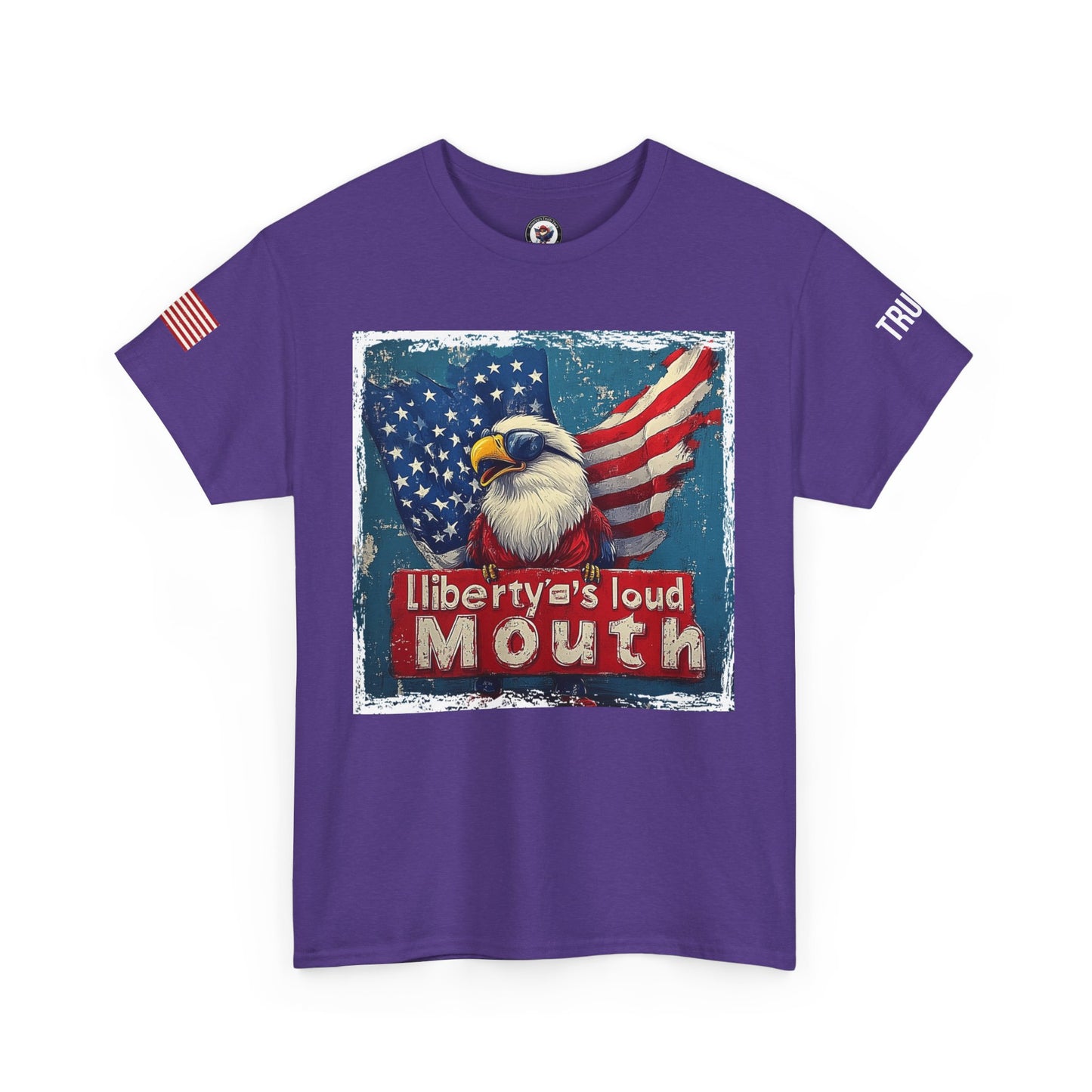 Libeerty’s loud mouth trump print, Unisex Heavy Cotton Tee