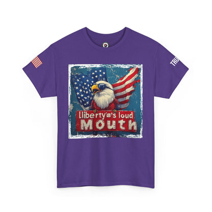 Libeerty’s loud mouth trump print, Unisex Heavy Cotton Tee