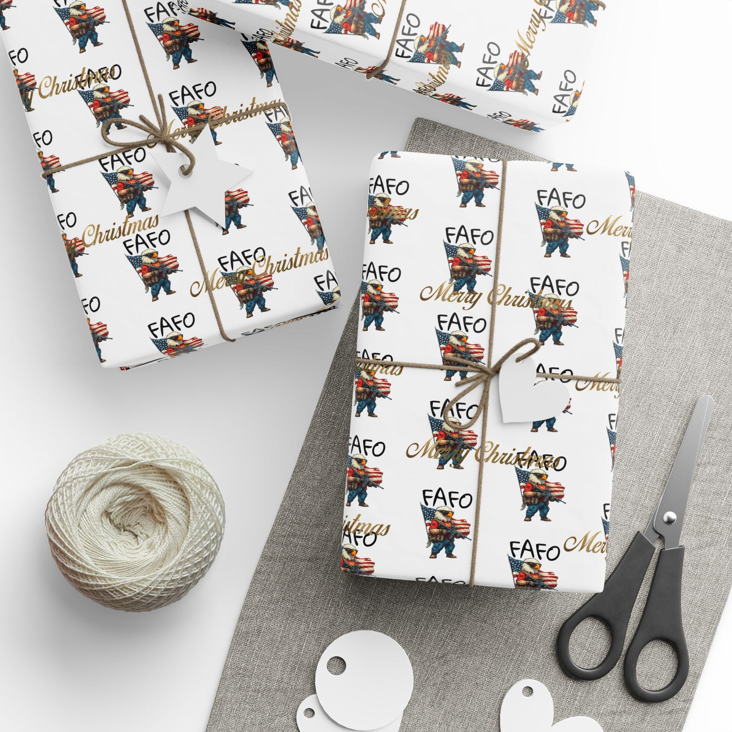 FAFO trump Christmas Wrapping Papers