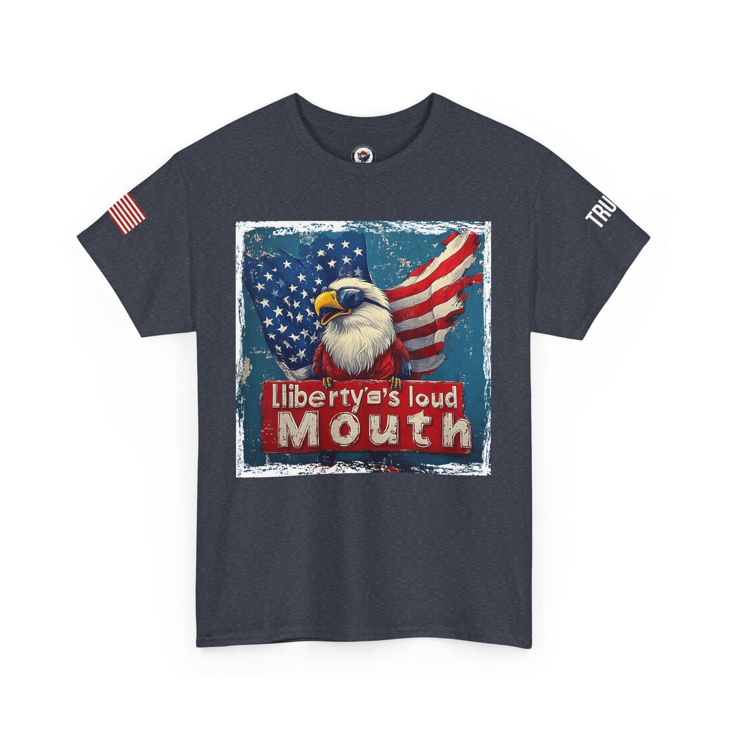 Libeerty’s loud mouth trump print, Unisex Heavy Cotton Tee