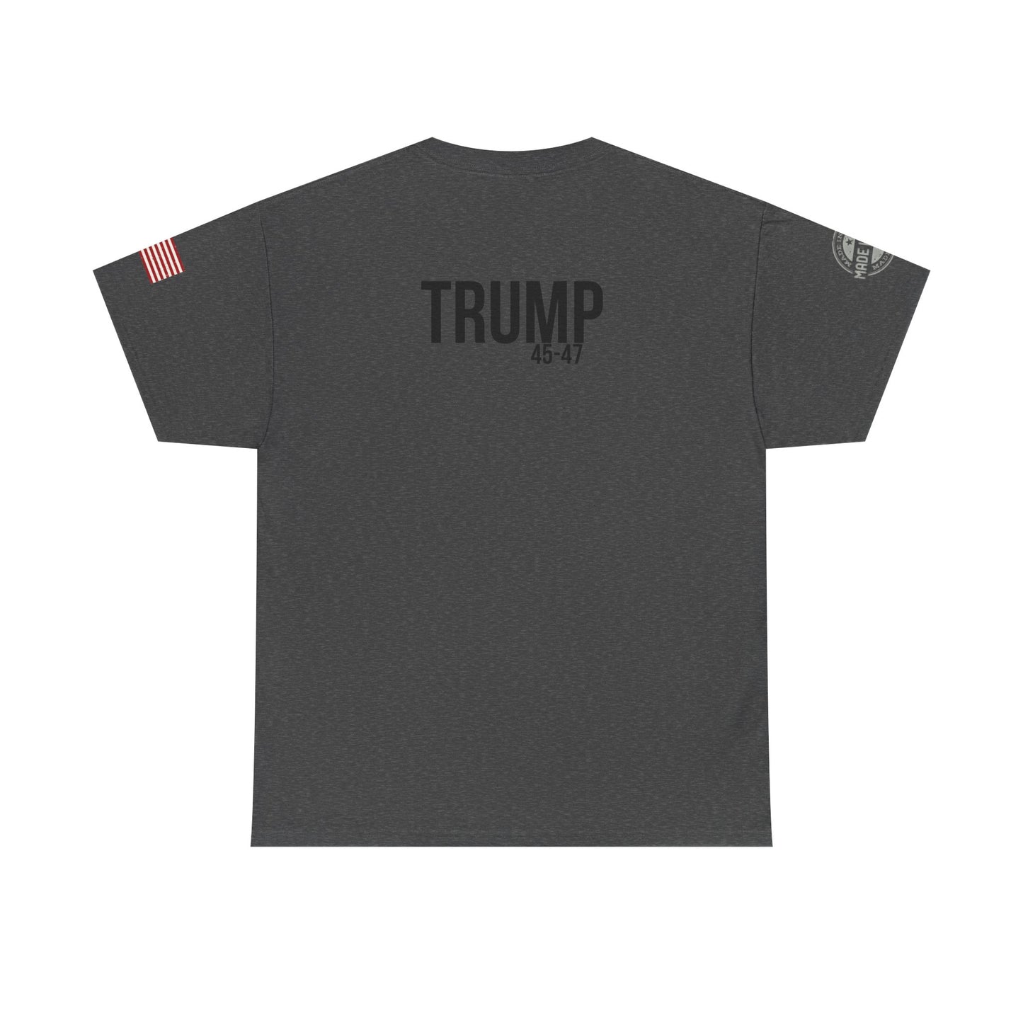 Comical Political Tee - 'I'm Back!' Trump 45-47 Unisex Heavy Cotton Tee