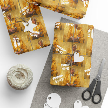Trump gold Wrapping Papers