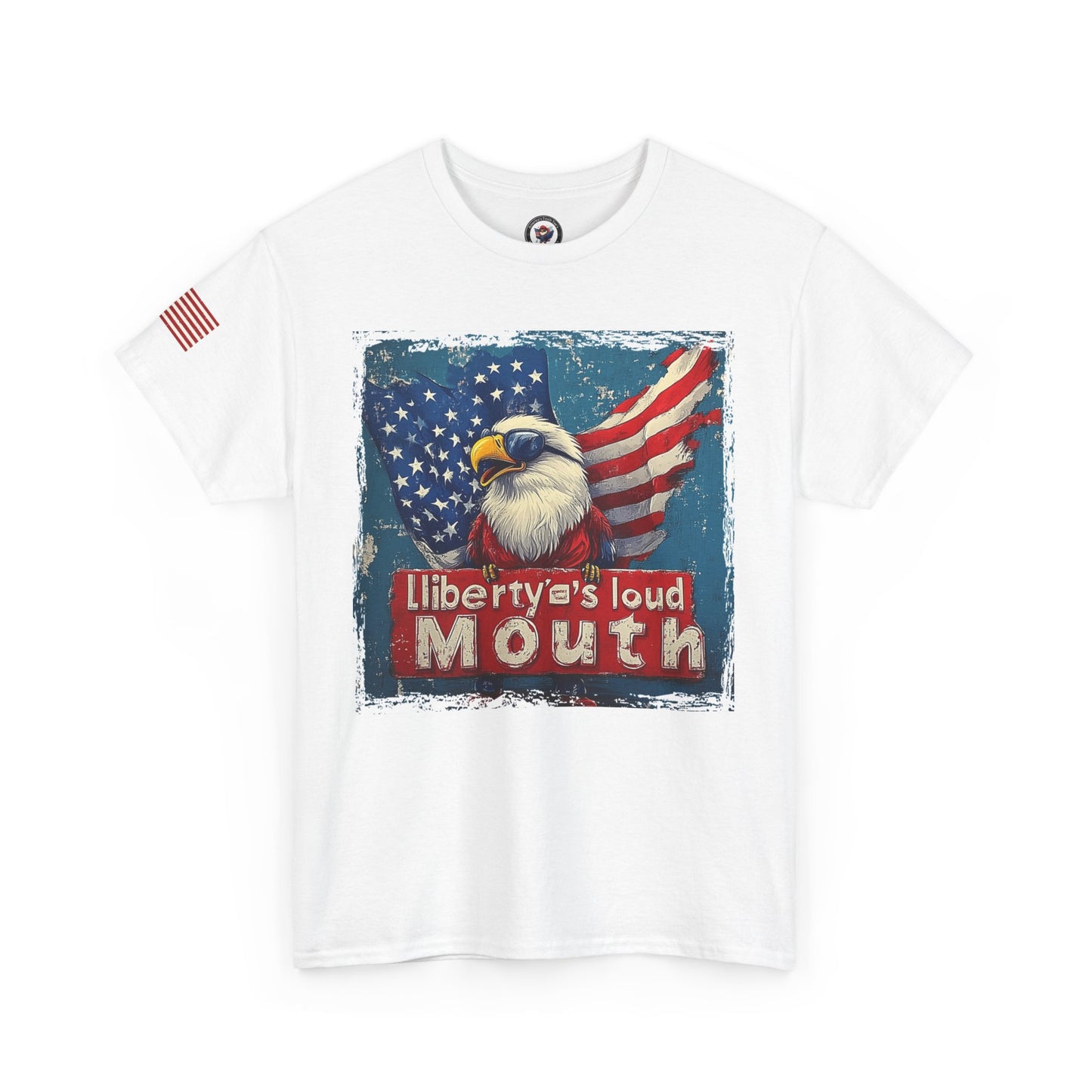 Libeerty’s loud mouth trump print, Unisex Heavy Cotton Tee