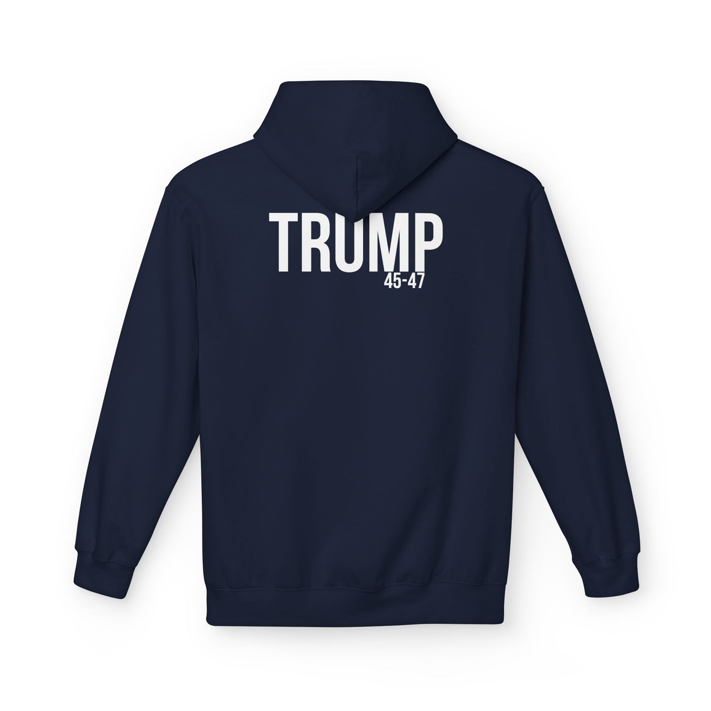 Red white and BA, trump printUnisex Midweight Softstyle Fleece Hoodie