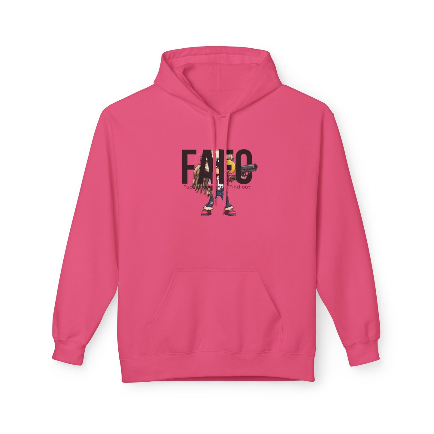 Fafo trump print, Unisex Midweight Softstyle Fleece Hoodie