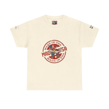Patriotic made in USA prints, Unisex Heavy Cotton Tee