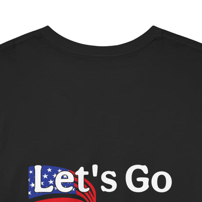 Dark MAGA d.o.g.e patriotic print, Unisex Heavy Cotton Tee