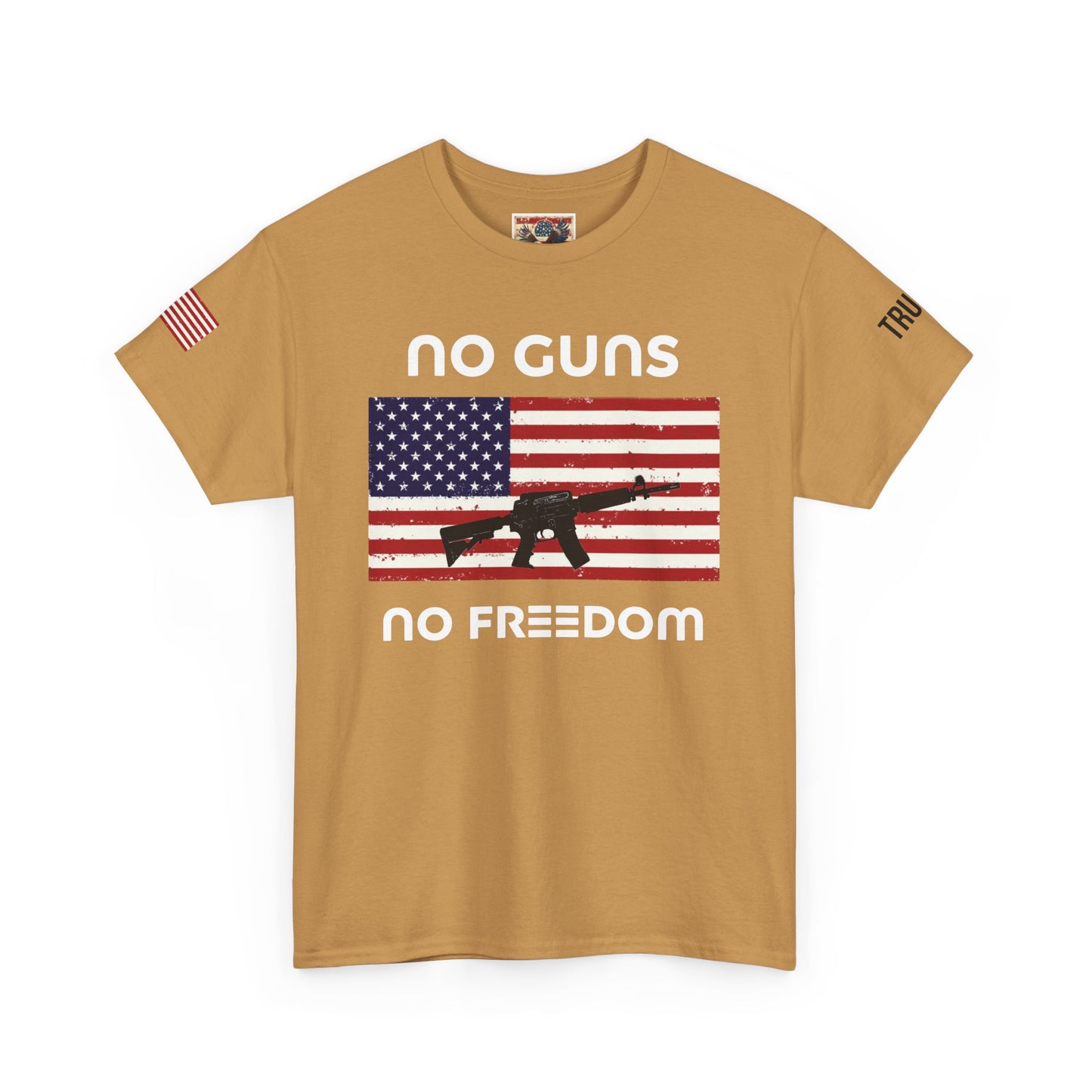 No guns no freedom trump print, Unisex Heavy Cotton Tee