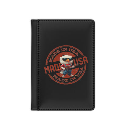 American made with eagle print Passport Cover