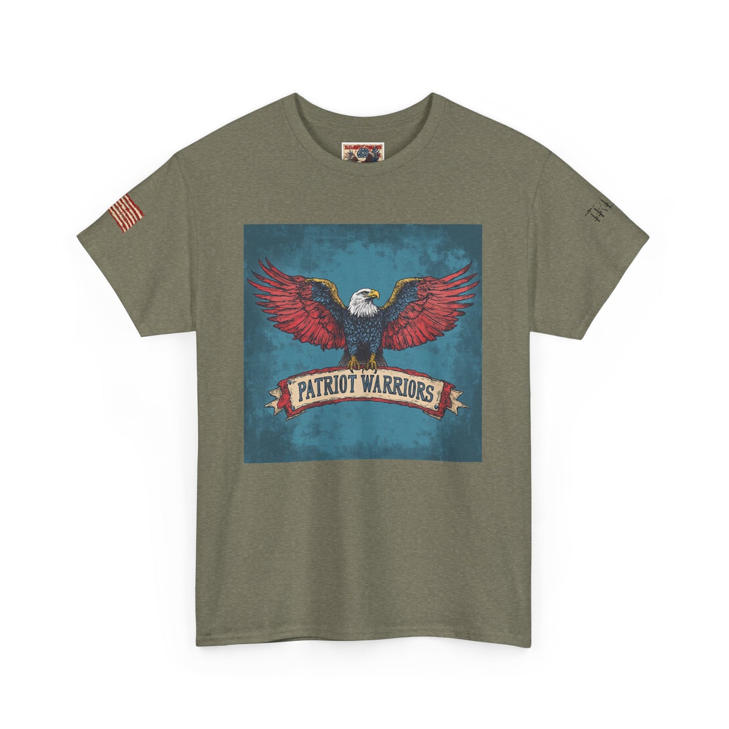 Patriot Warriors, print , Unisex Heavy Cotton Tee