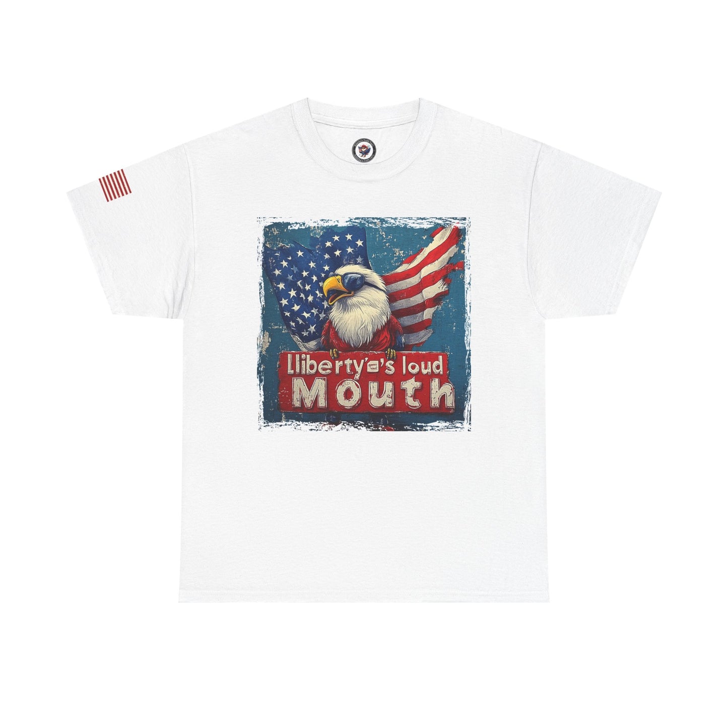 Libeerty’s loud mouth trump print, Unisex Heavy Cotton Tee