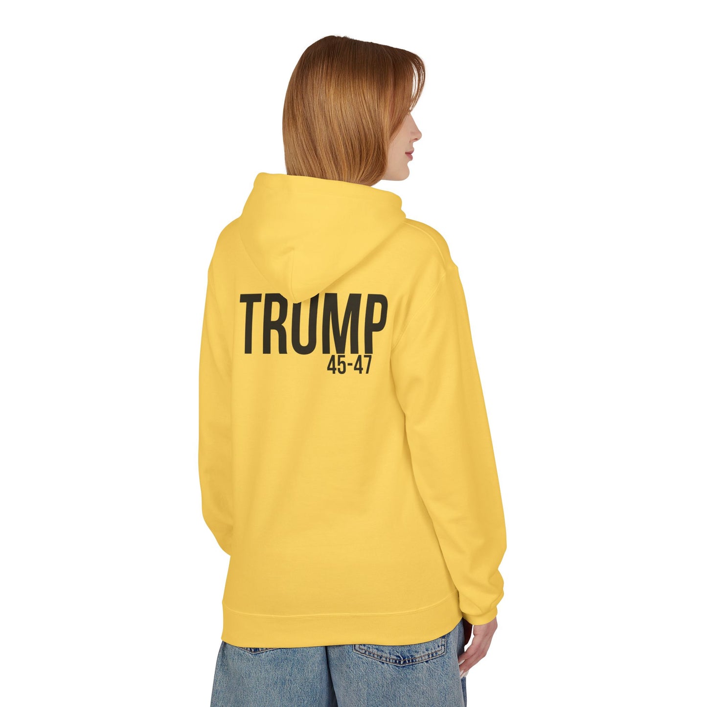 Make playgrounds safe again, trump print, Unisex Midweight Softstyle Fleece Hoodie
