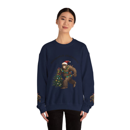 Sasquatch Christmas Crewneck Sweatshirt