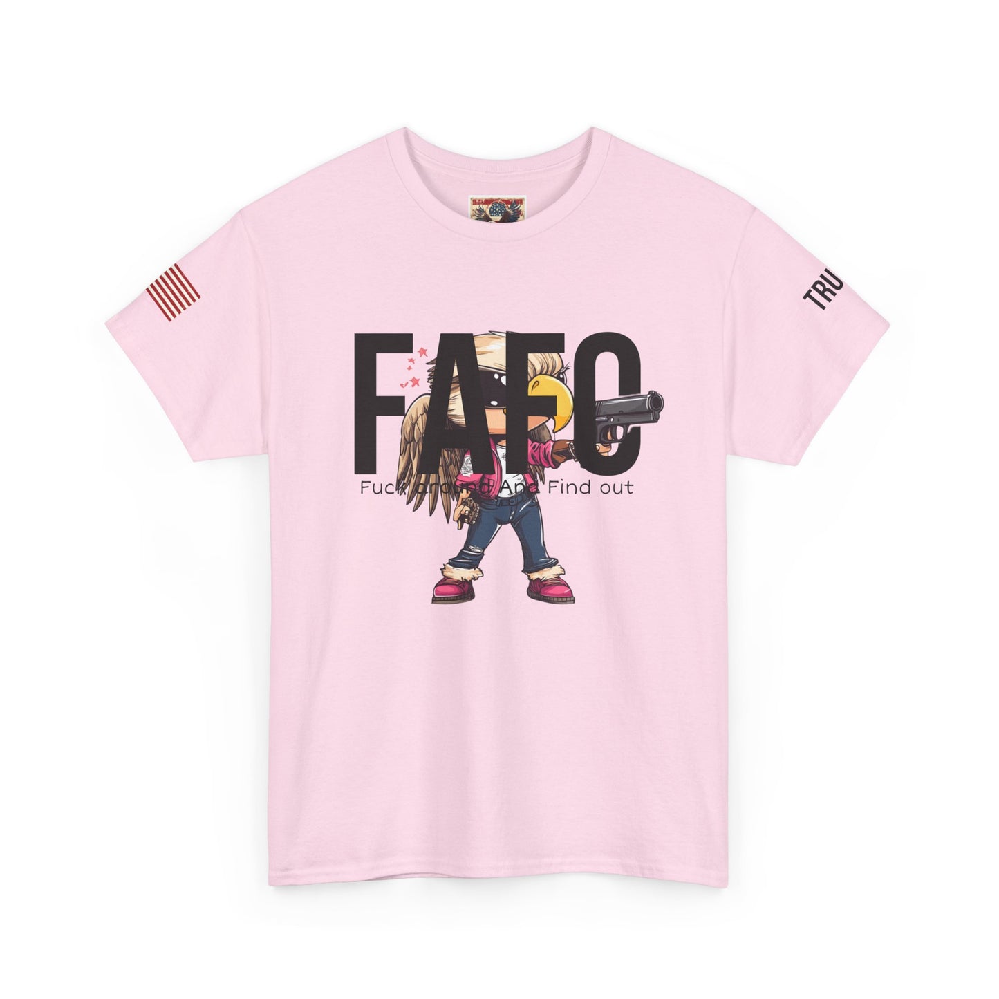 Patriotic FAFO trump print Unisex Heavy Cotton Tee