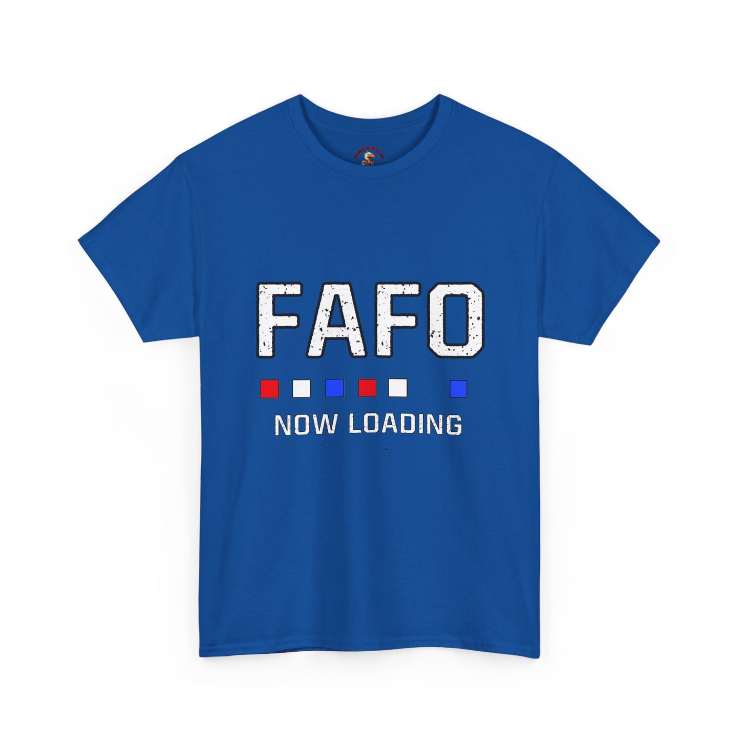 FAFO Now Loading Unisex Cotton Tee, Casual Tee, Graphic T-Shirt, Funny Shirt for Friends, Gift for Humor Lovers