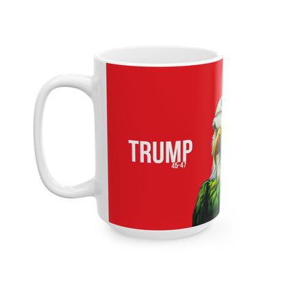 Eagle/Trump Christmas Ceramic Mug, (11oz, 15oz)