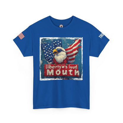 Libeerty’s loud mouth trump print, Unisex Heavy Cotton Tee