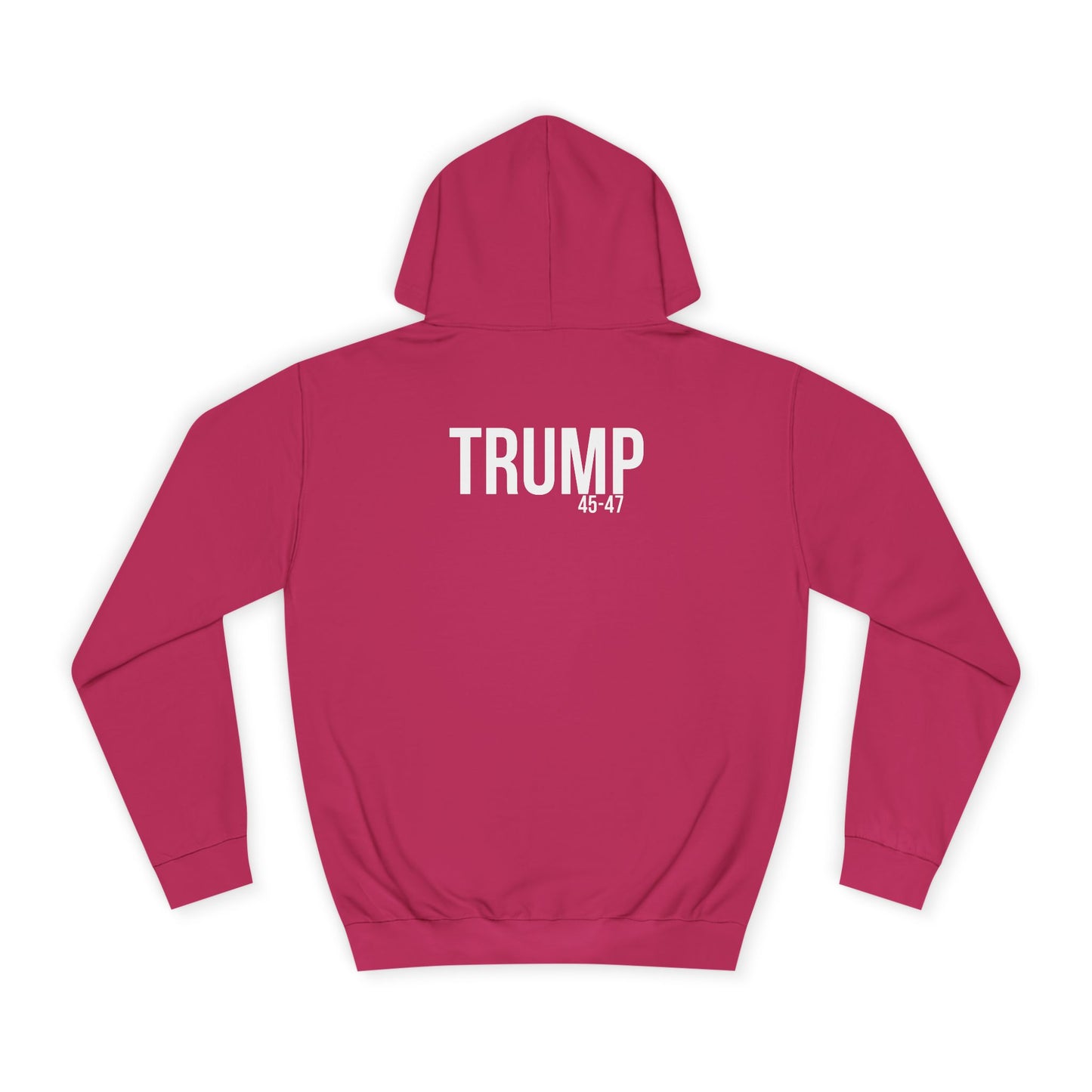 DOGE trump print cartoon, Unisex College Hoodie