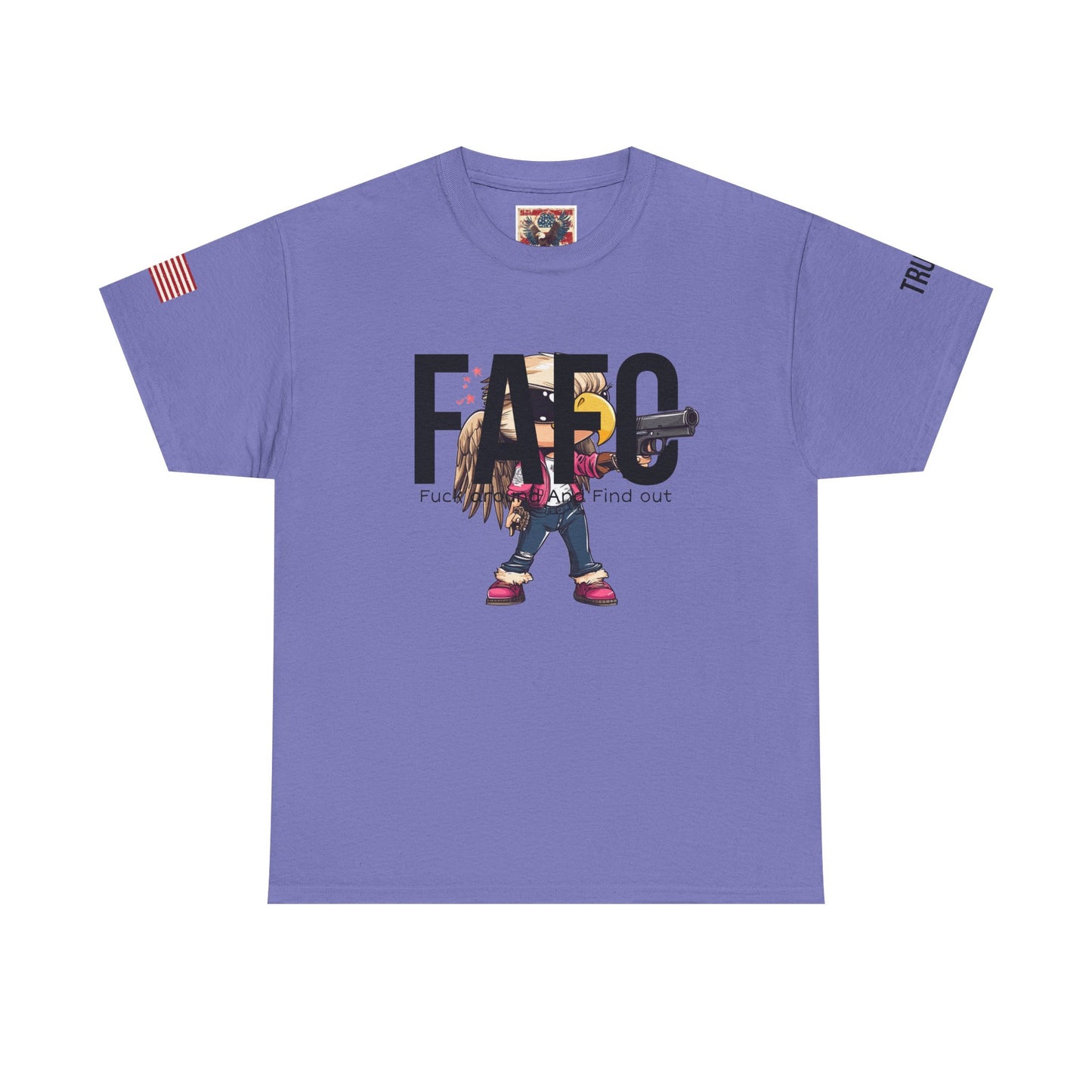 Patriotic FAFO trump print Unisex Heavy Cotton Tee