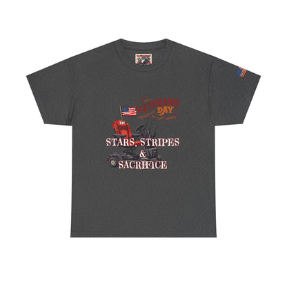 Patriotic Veterans day print ,Unisex Heavy Cotton Tee