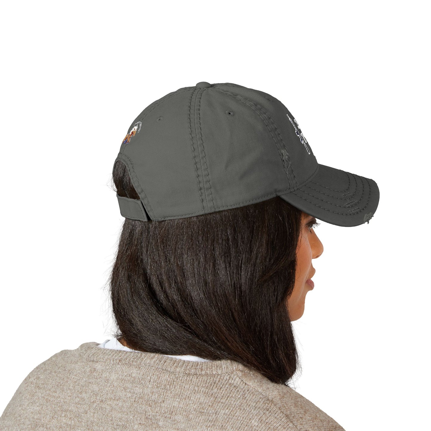 I second that, Distressed Dad Hat (Embroidery)