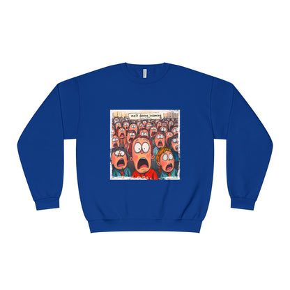 Meltdowns incoming, patriotic t-shirt in a Unisex NuBlend® Crewneck Sweatshirt