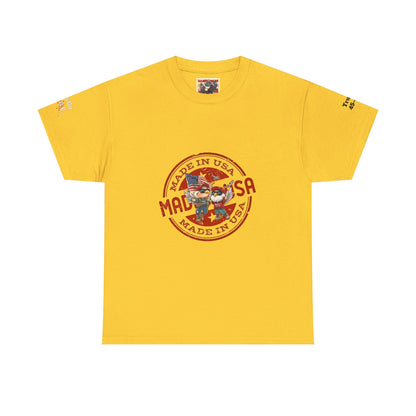 Patriotic made in USA prints, Unisex Heavy Cotton Tee