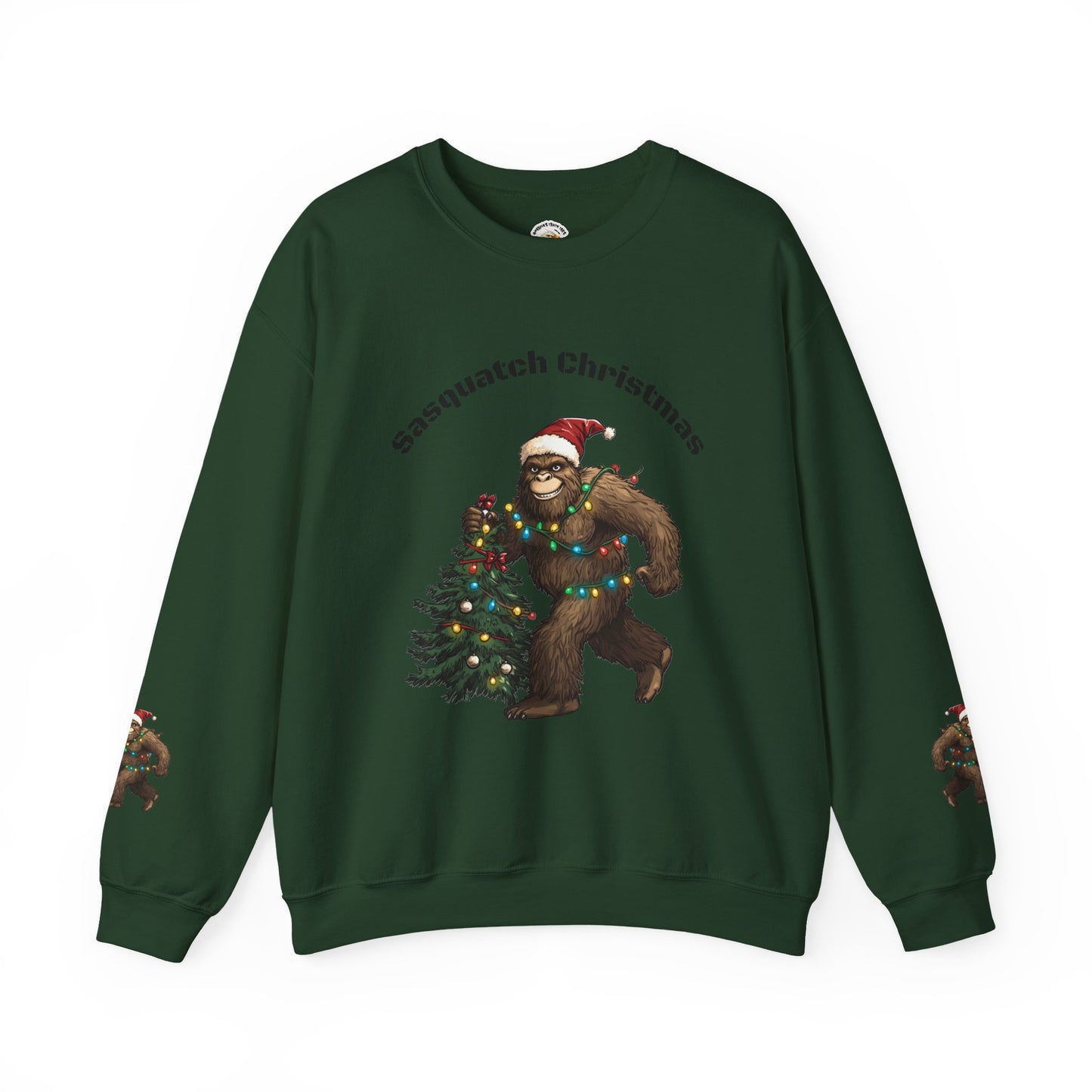 Sasquatch Christmas Crewneck Sweatshirt