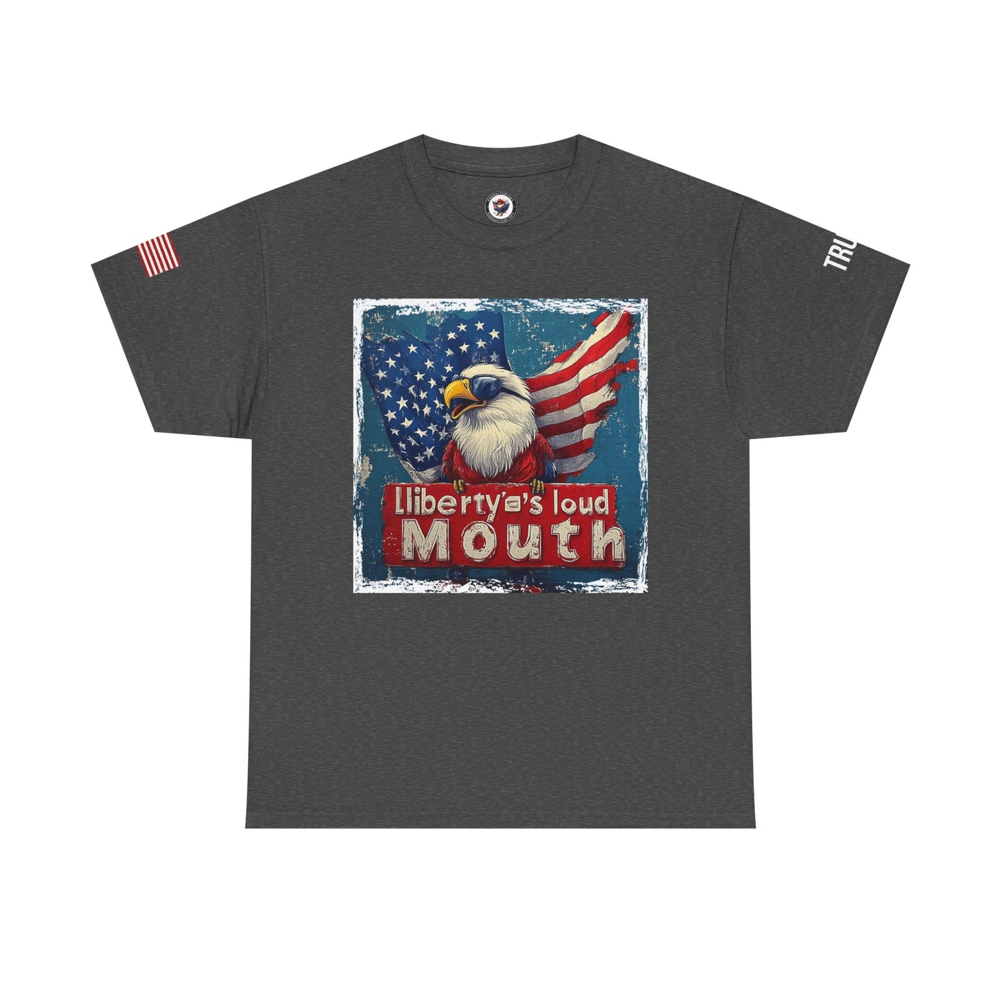 Libeerty’s loud mouth trump print, Unisex Heavy Cotton Tee