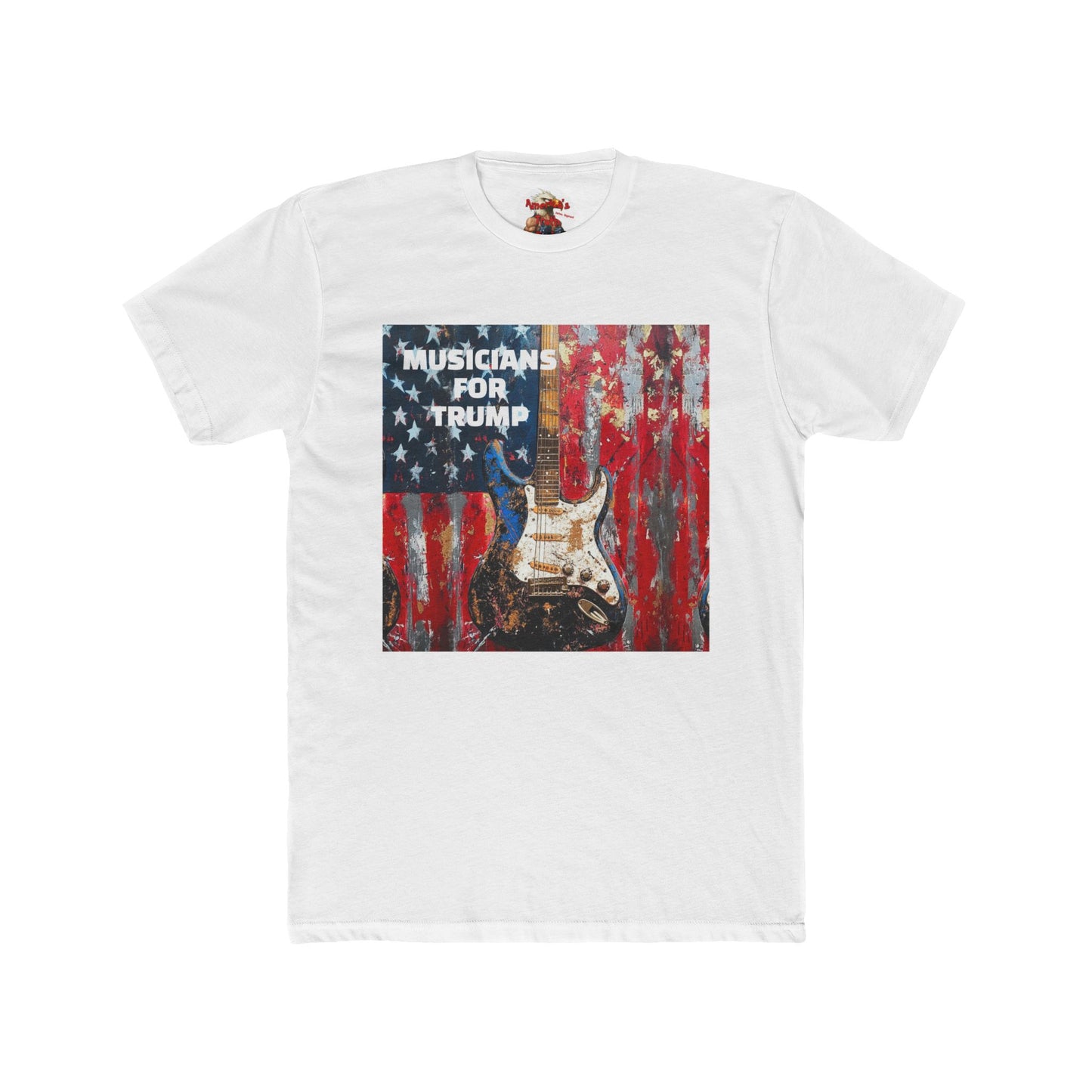 Musicians for Trump Unisex Cotton Crew Tee - 100% Happy Frequency Shirt