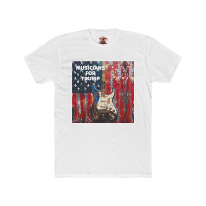 Musicians for Trump Unisex Cotton Crew Tee - 100% Happy Frequency Shirt