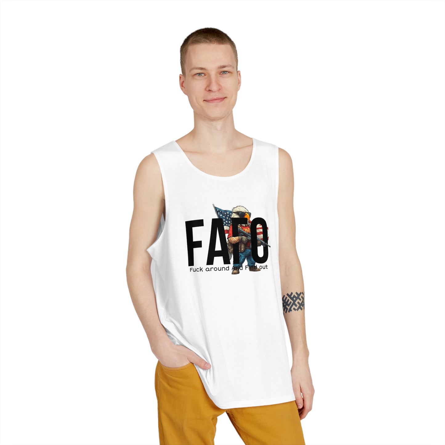 FAFO trump print, Men's Tank (AOP)