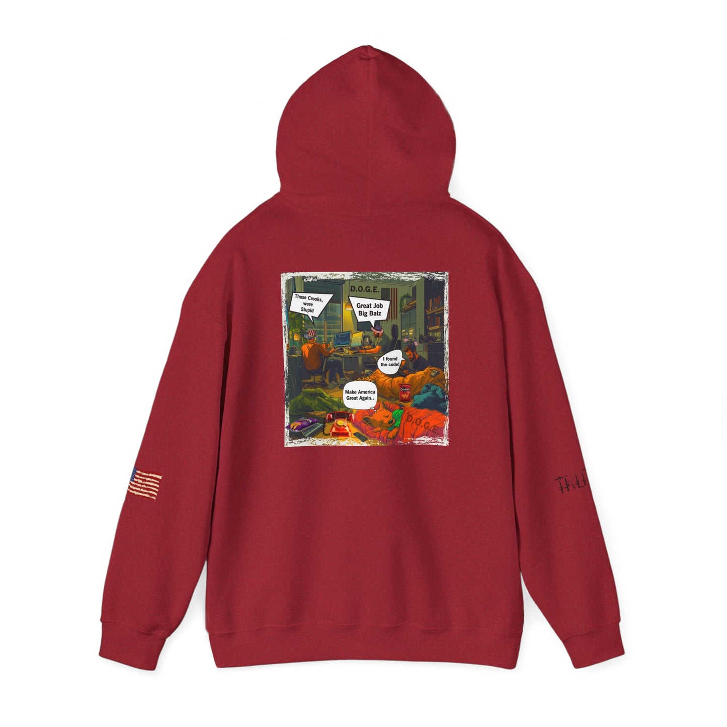 D.o.g.e  Print Hoodie Sweatshirt