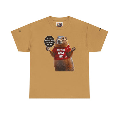 Patriotic cartoon, Don’t blame me printUnisex Heavy Cotton Tee