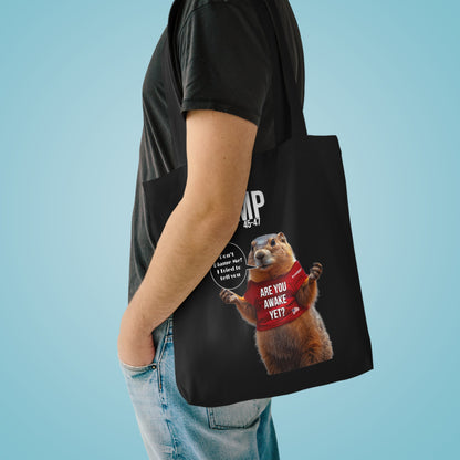 Patriotic cartoon don’t blame me, print ,Cotton Tote Bag