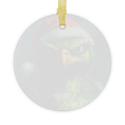 Eagle/Trump #2 Glass Ornaments