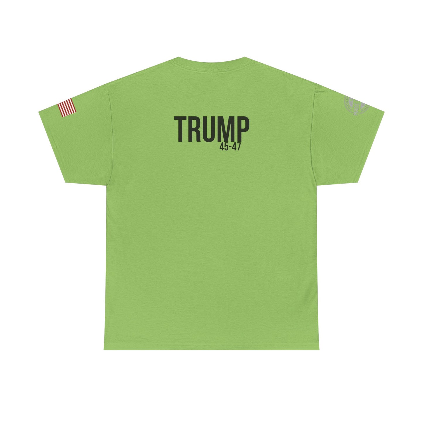 Comical Political Tee - 'I'm Back!' Trump 45-47 Unisex Heavy Cotton Tee